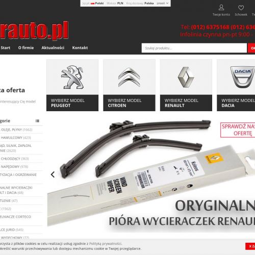 Wycieraczki, półosie i klocki hamulcowe