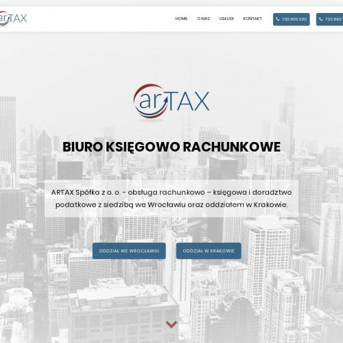 Oferta biura księgowego Artax w Krakowie
