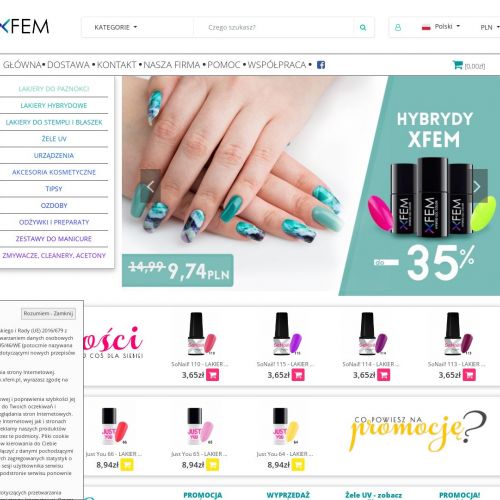 Tanie lakiery hybrydowe w modnych kolorach