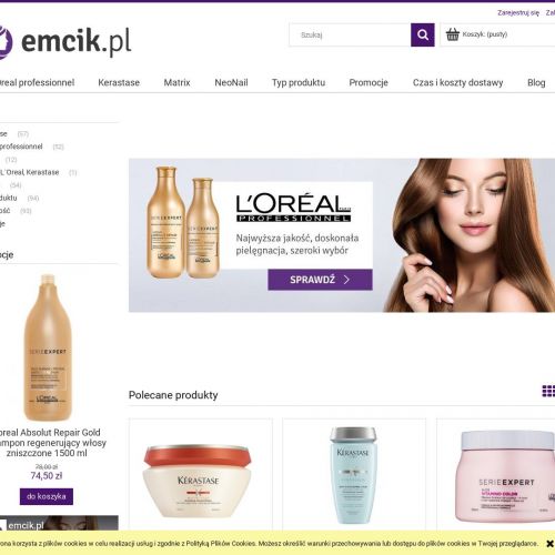 Maska Kerastase oraz lakier Loreal
