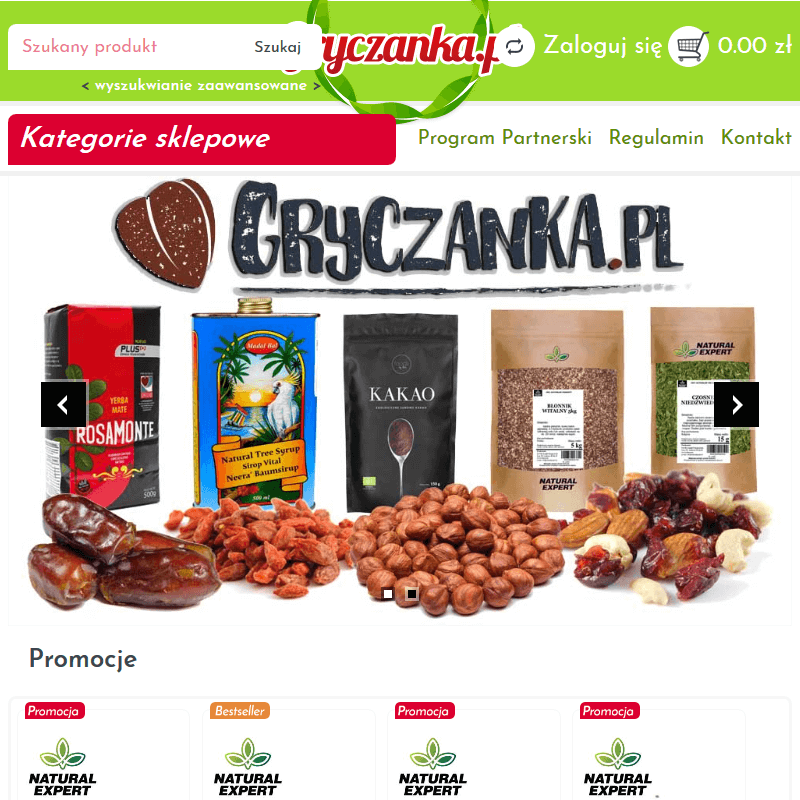 Sklep internetowy z bakaliami