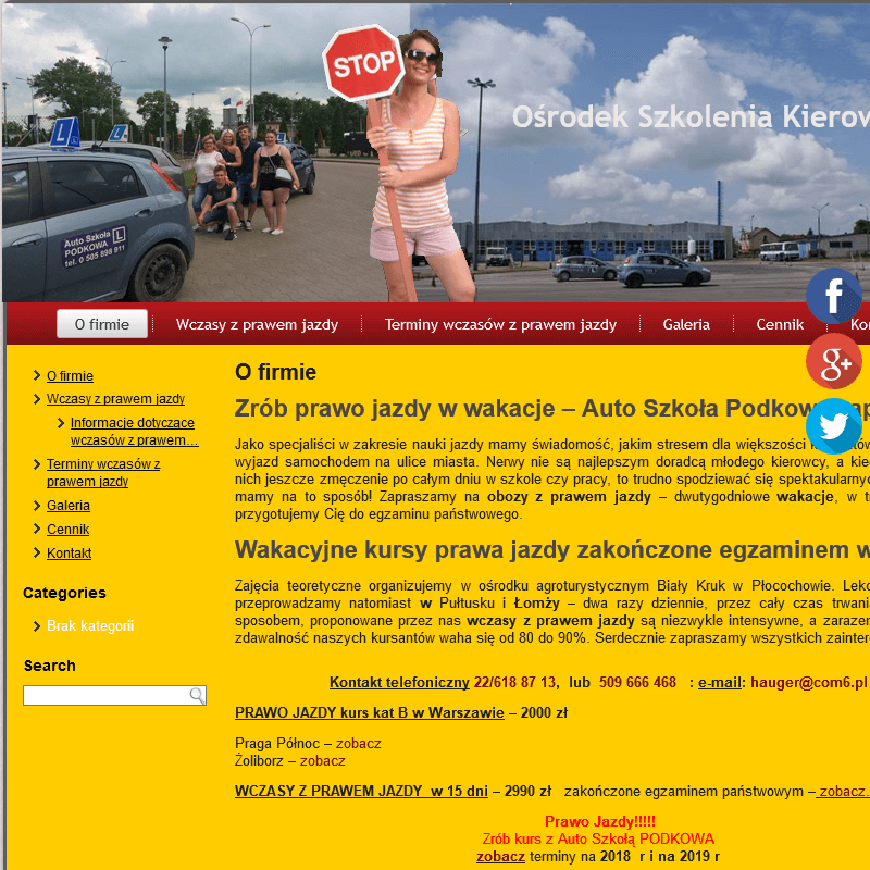 Kurs prawa jazdy na wyjeździe