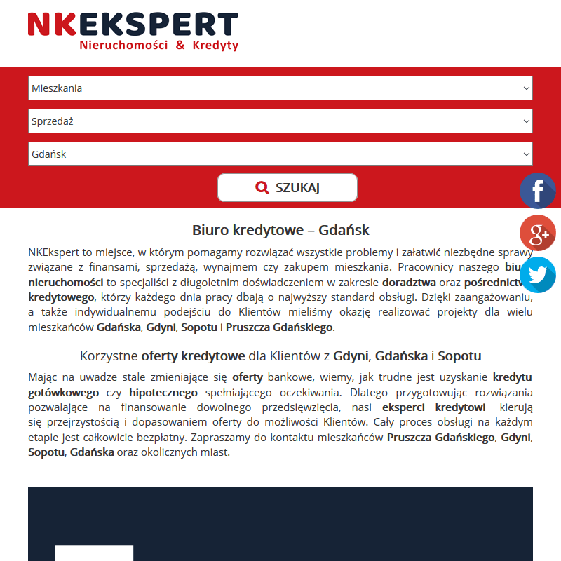 Biuro nieruchomości w Sopocie