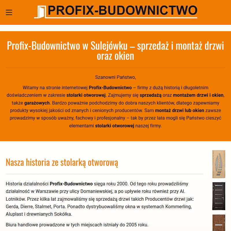 Drzwi wewnętrzne z montażem - Mińsk Mazowiecki