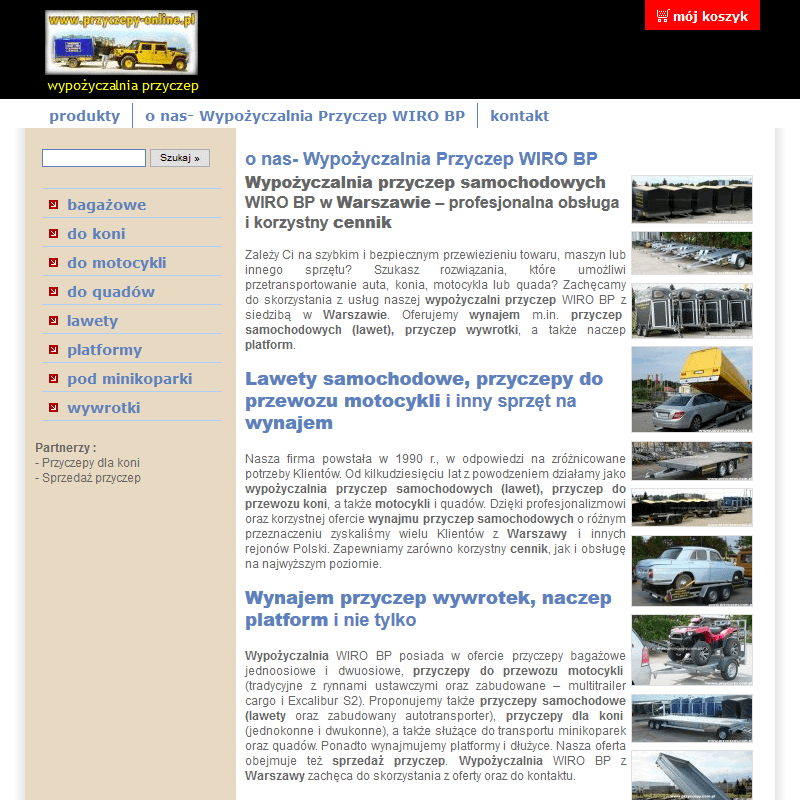 Sprzedaż przyczep - Warszawa